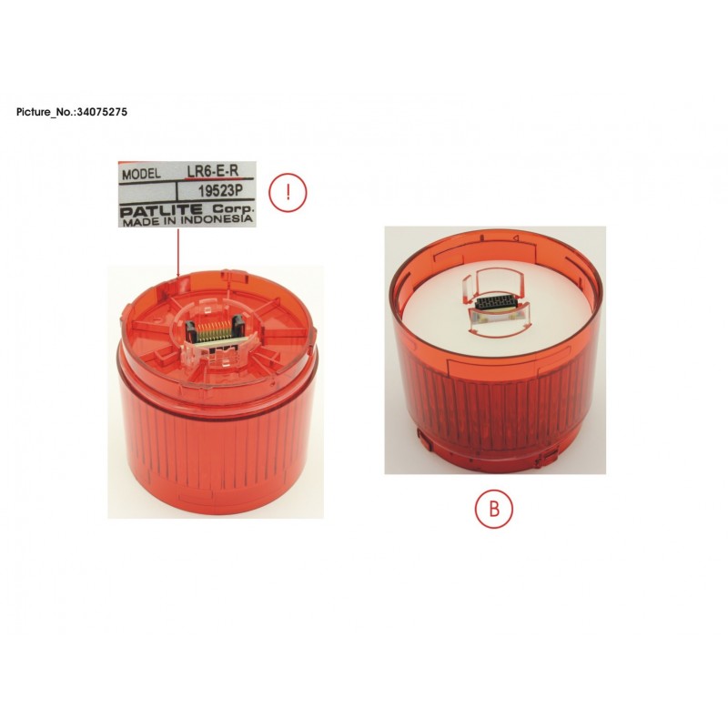 34075275 - LED UNIT RED LR6 PATLITE