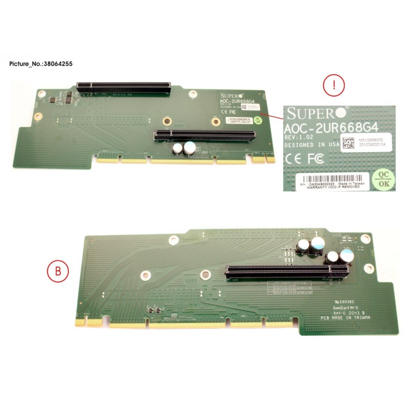 38064255 - ULTRA RISER CARD