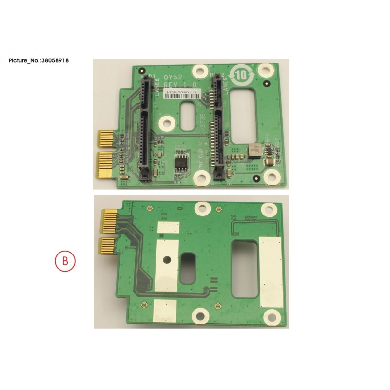 38058918 - FUJITSU QE707 BACKPLANE