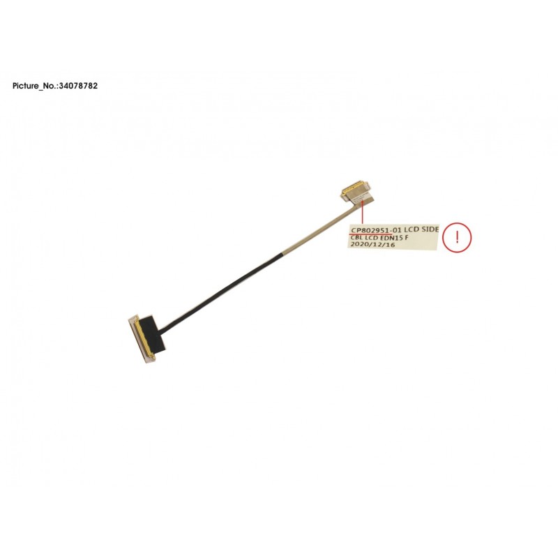 34078782 - CABLE, LCD HD/FHD 15"