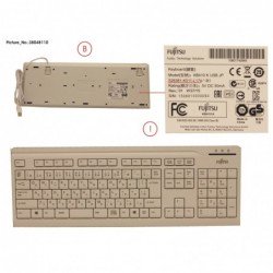 38048110 - KB410 K USB GREY JP