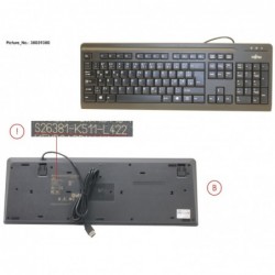 38039380 - KB410 USB BLACK...