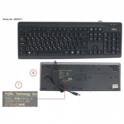 38039411 - KB410 USB BLACK GR/US