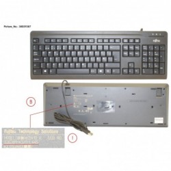 38039387 - KB410 USB BLACK NO