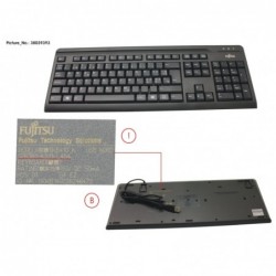 38039393 - KB410 USB BLACK NORD