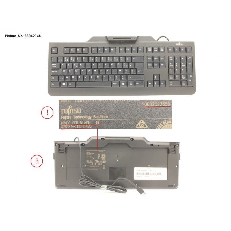 38049148 - KB100 SCR BLACK B