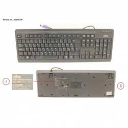 38023108 - KB410 PS2 BLACK EE