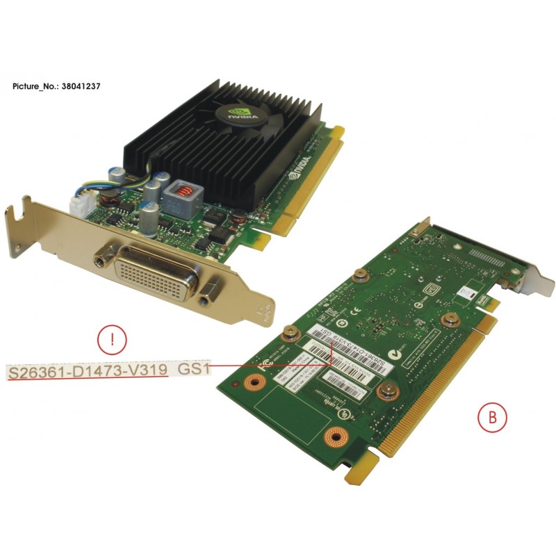 38041237 - VGA NVIDIA QUADRO_NVS 315 LP