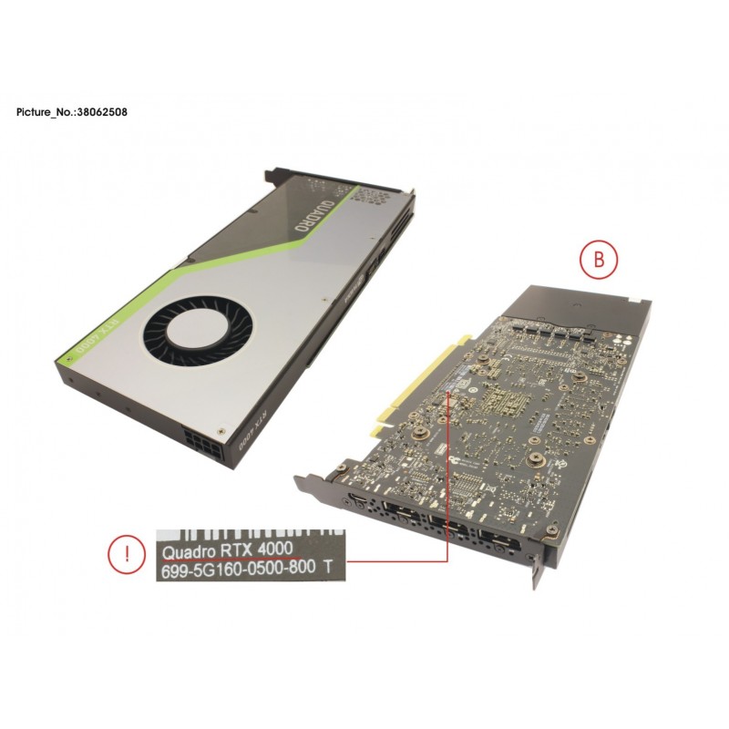 38062508 - VGA NVIDIA QUADRO RTX4000