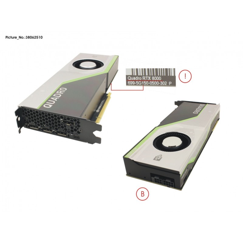 38062510 - VGA NVIDIA QUADRO RTX8000