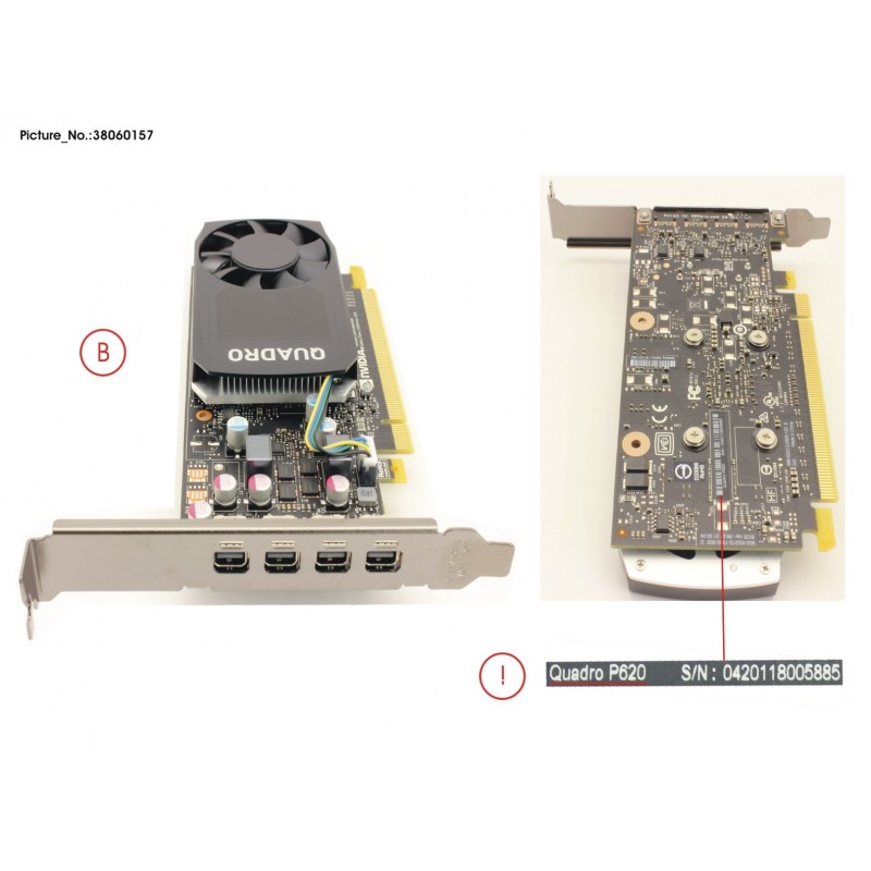 38060157 - VGA NVIDIA QUADRO P620