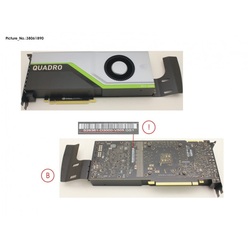 38061890 - VGA NVIDIA QUADRO RTX 5000