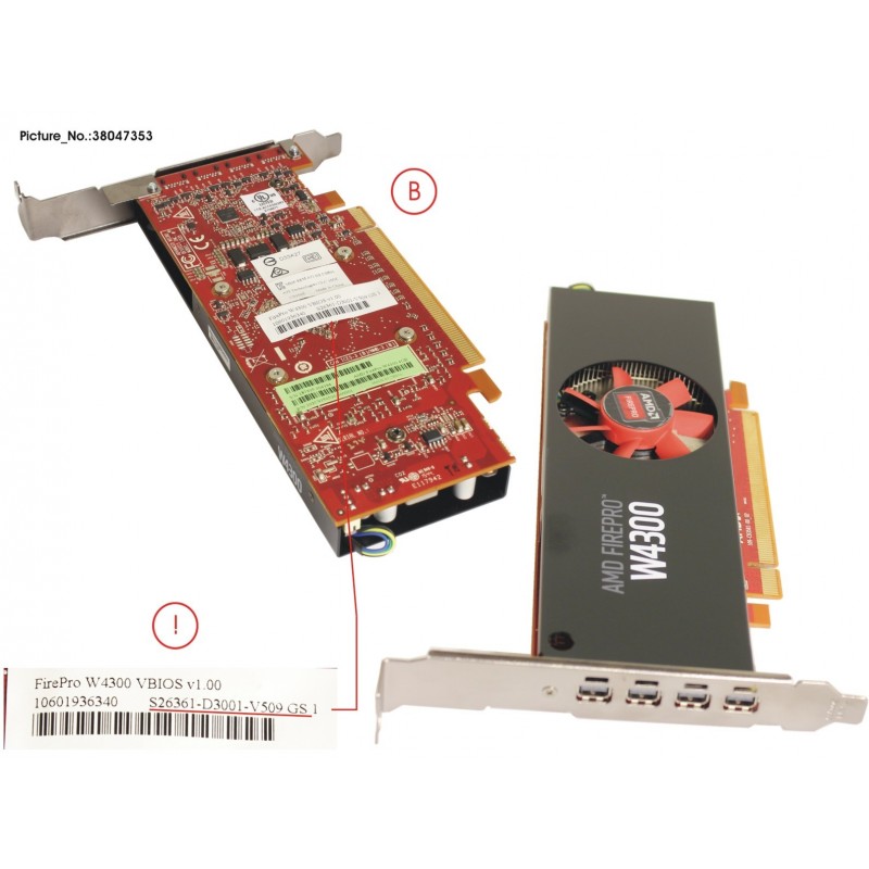 38047353 - VGA AMD FIREPRO W4300 4GB