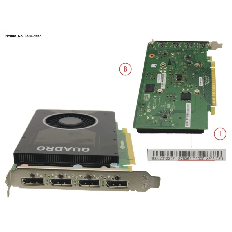 VGA NVIDIA QUADRO M 4GB