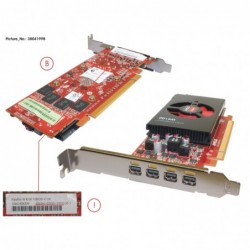 38041998 - VGA AMD FIREPRO W4100 2GB