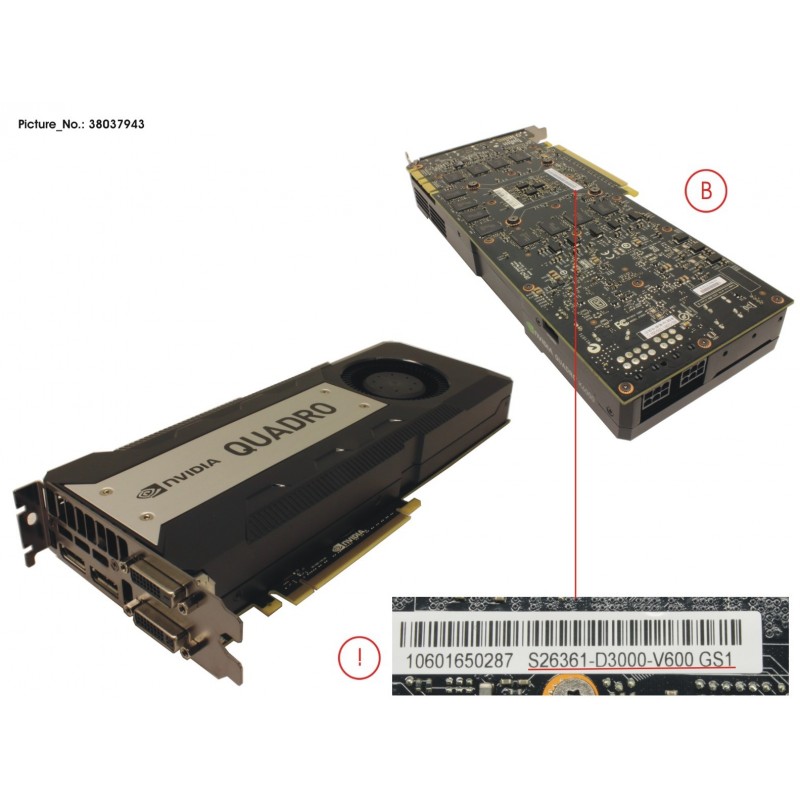 38037943 - VGA NVIDIA QUADRO K6000