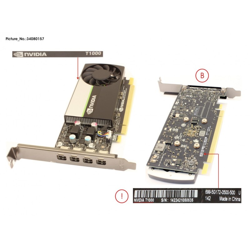 34080157 - VGA NVIDIA QUADRO T1000