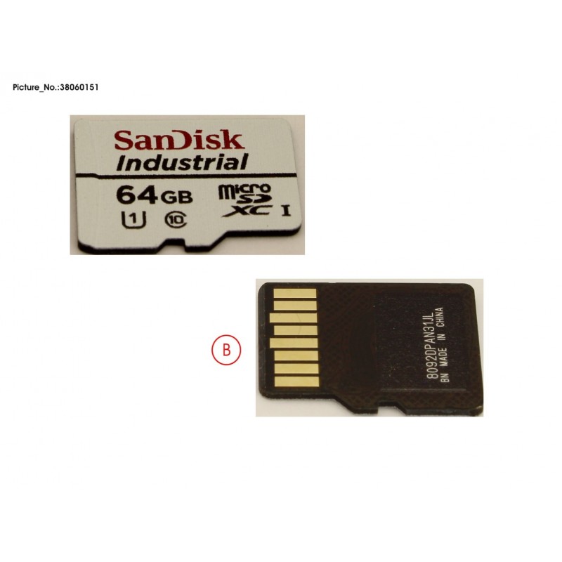 38060151 - 64GB MICRO SDXC CARD