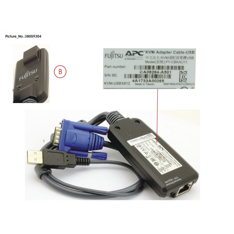 38059304 - SMART CABLE ADAPTER BETWEEN SERVER AND C