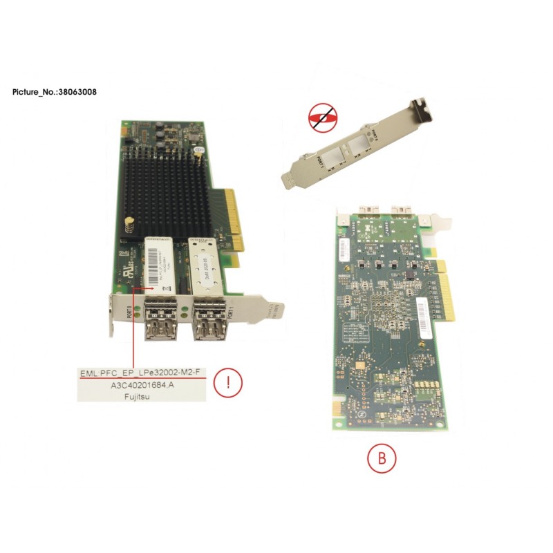 38063008 - PFC EP LPE32002 2X 32GB BROADCOM