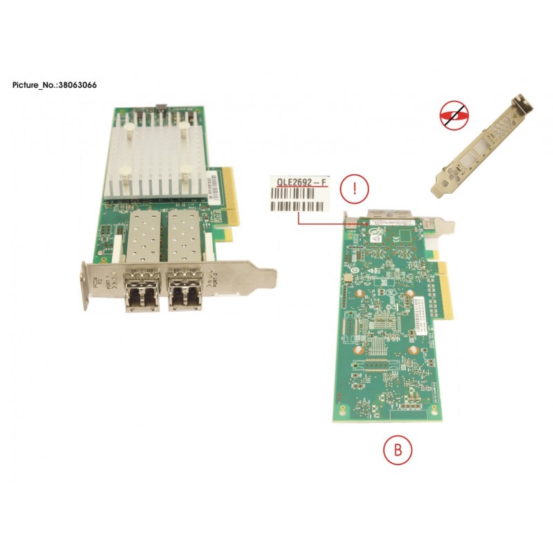 38063066 - PFC EP QLE2692 2X 16GB QLOGIC