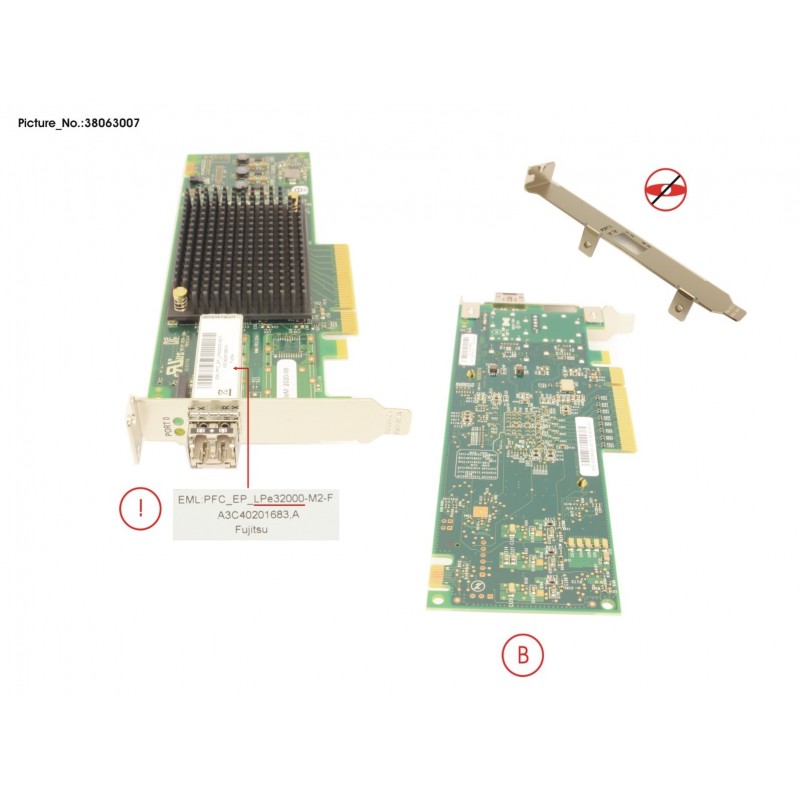 38063007 - PFC EP LPE32000 1X 32GB BROADCOM