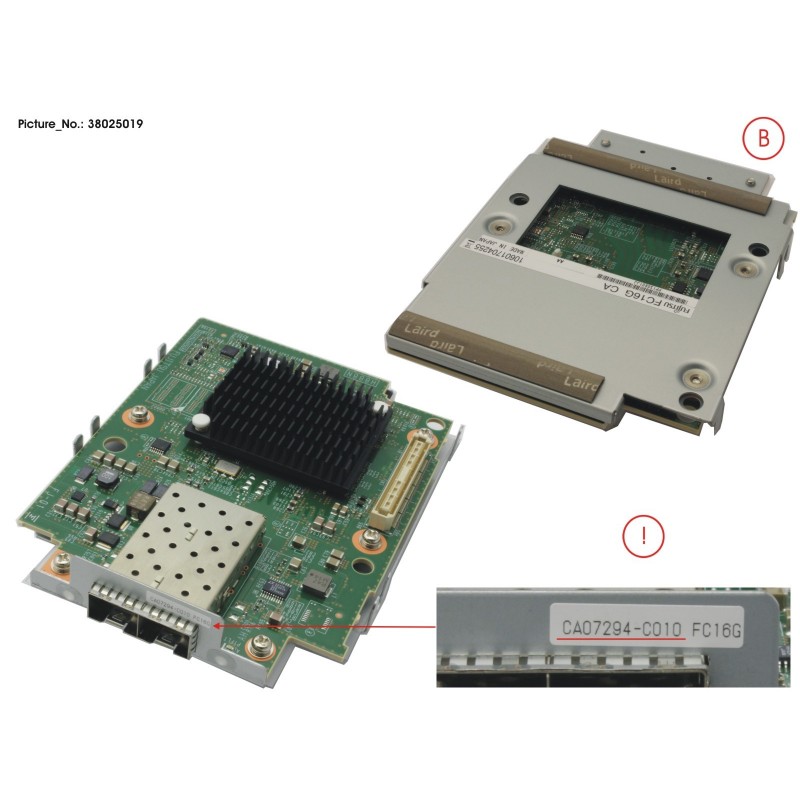 38025019 - DX8090 S2 INTERFCARD FC 2PORT 16G