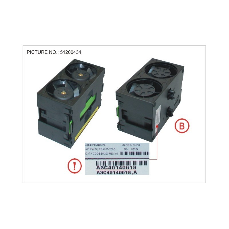 38019620 - FAN MODULE FOR PSU E579-V20