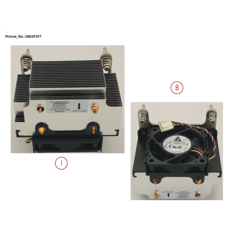 38049397 - HEATPIPE CELSIUS J / ESPRIMO J