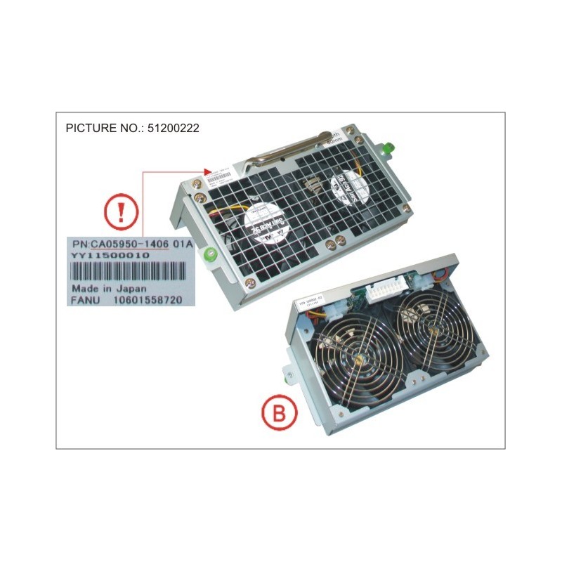 34035353 - DX8700 S2   FAN UNIT