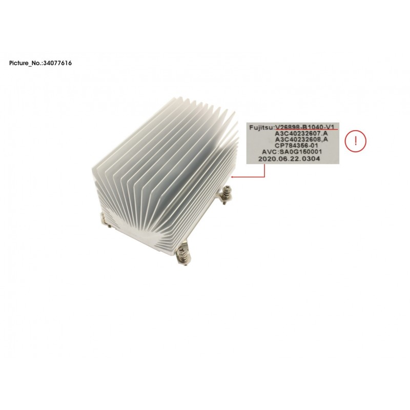 34077616 - HEATSINK 65W GFL LOW END