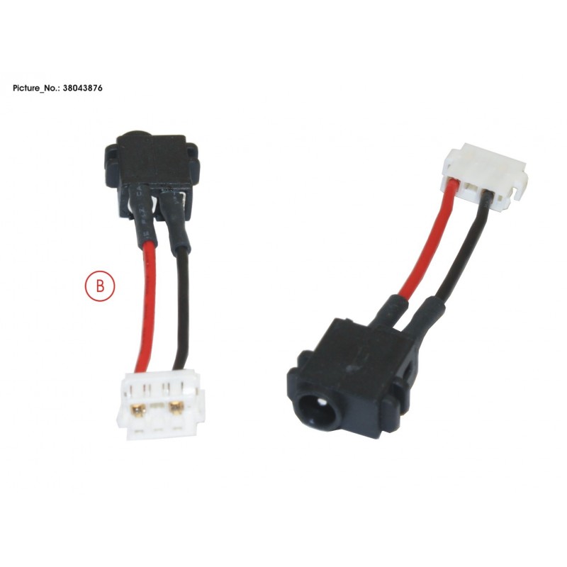 38043876 - DC/IN CONNECTOR W/CABLE FOR KB DOCK