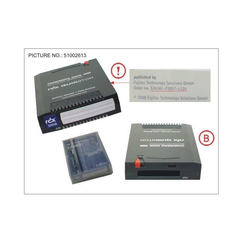 38009504 - RDX CARTRIDGE 320/640GB