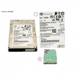 38065000 - HD SAS 12G 1.2TB 10K SFF 512N HP EP