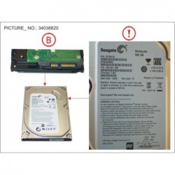 34038820 - HDD 500GB SATA S3 7.2K 3.5' 4K-AF