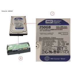 34039657 - HDD 250GB SATA S3 7.2K 3.5'