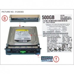 38019760 - HD SATA 6G 500GB 7.2K HOT PLUG 3.5'' BC