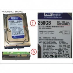 34034103 - HDD 250GB SATA S3 7.2K 3.5'