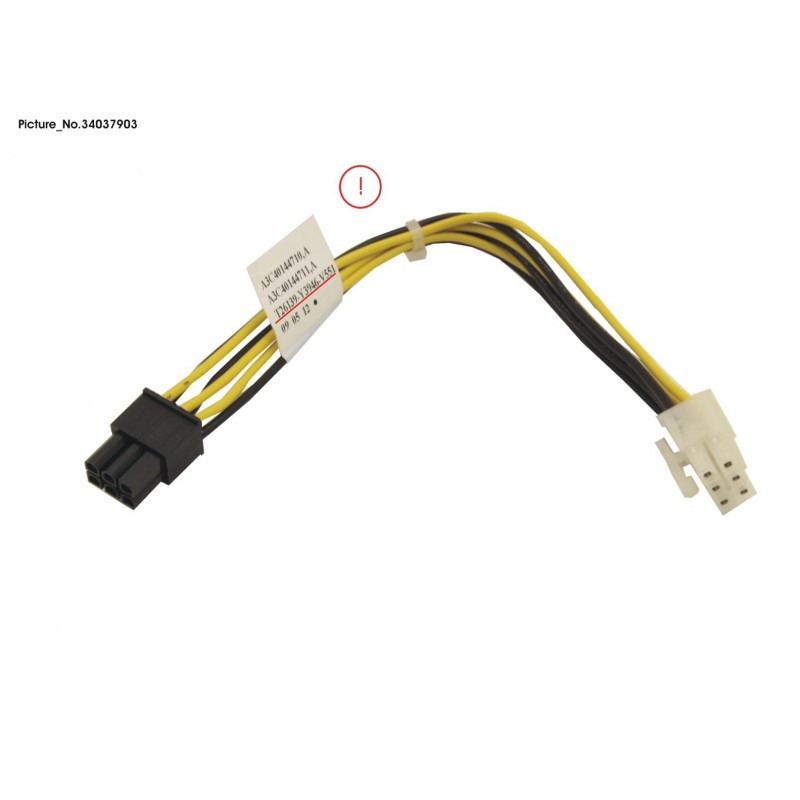 34037903 - CABLE 6P GFX-PWR C620