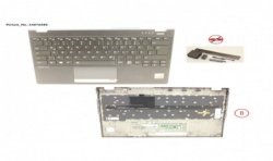 34076585 - UPPER ASSY INCL. KEYB GERMAN FOR PV