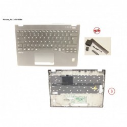 34076586 - UPPER ASSY INCL. KEYB UK W/FP