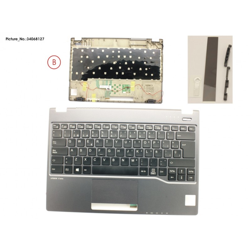 34068127 - UPPER ASSY INCL. KEYBOARD SPAIN