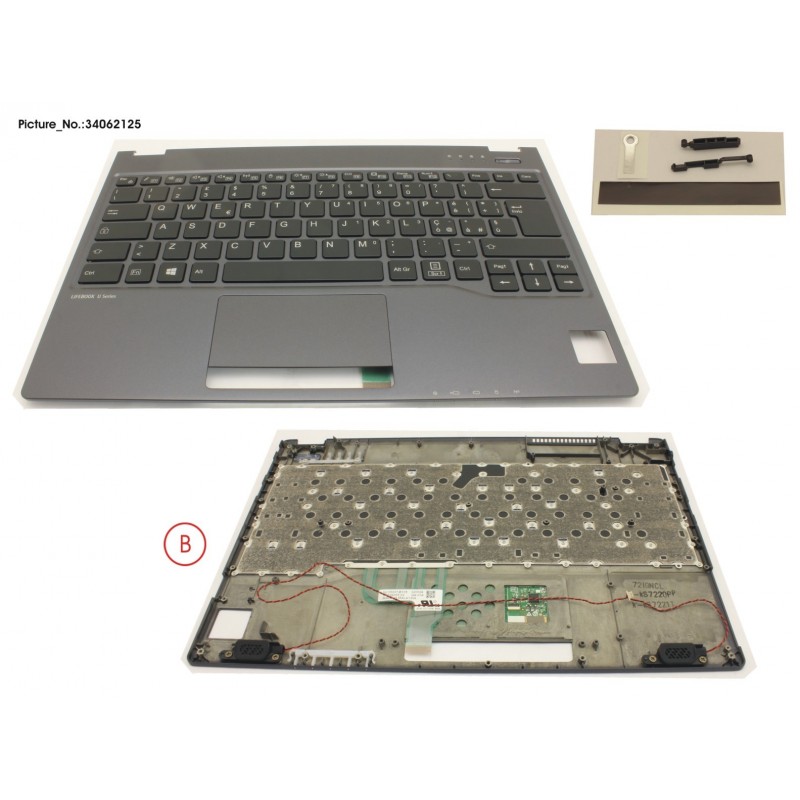 34062125 - UPPER ASSY INCL. KEYBOARD ITALIAN