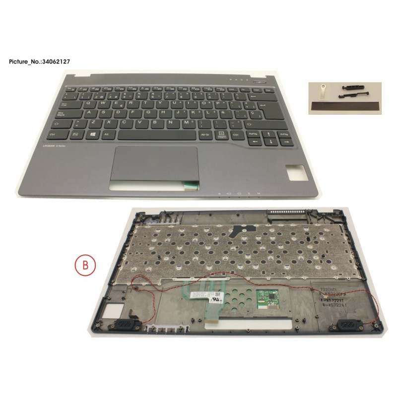 34062127 - UPPER ASSY INCL. KEYBOARD SPAIN