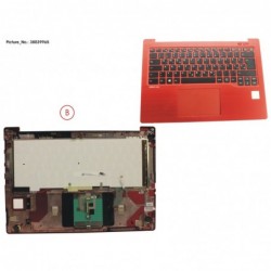 38039965 - UPPER ASSY RED INCL. KEYBOARD EAST EUR