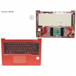 38039953 - UPPER ASSY RED INCL. KEYBOARD FRANCE