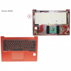 38039962 - UPPER ASSY RED INCL. KEYBOARD HUNGARY