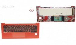 38039963 - UPPER ASSY RED INCL. KEYBOARD NORDIC
