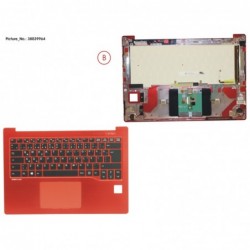 38039964 - UPPER ASSY RED INCL. KEYBOARD TURKEY