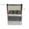 38037860 - UPPER ASSY SILV INCL. KEYBOARD CZECH/SLO